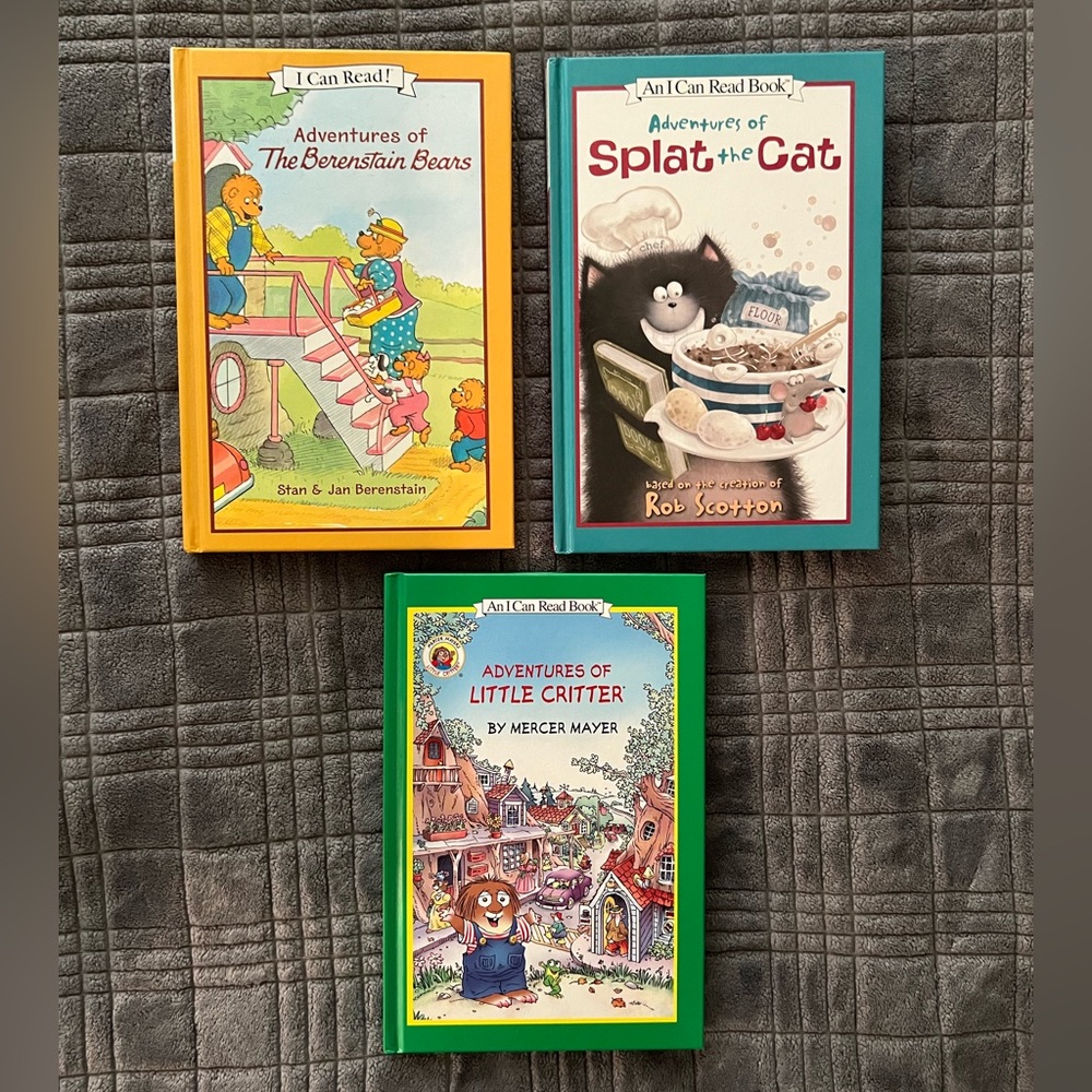 Three (3) I Can Read Books